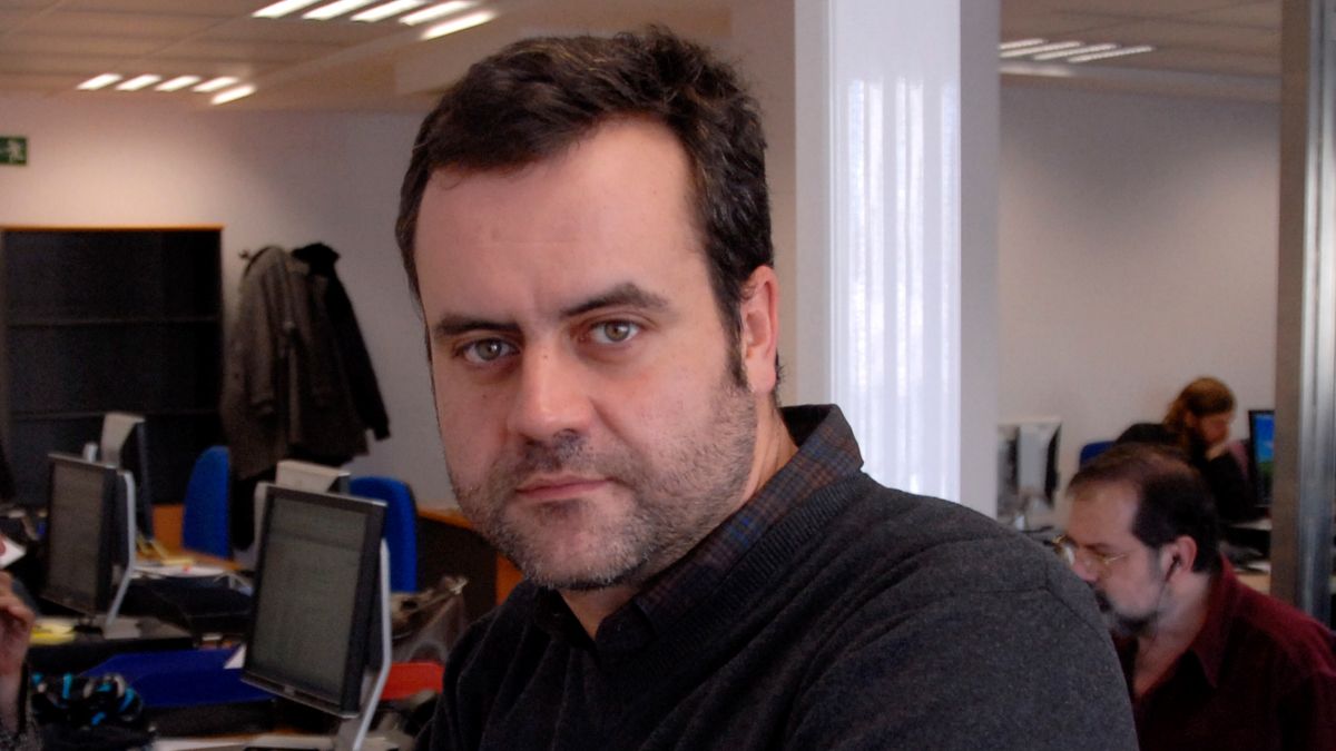 David Rubio en la redacción del periódico en León. | MAURICIO PEÑA David Rubio en la redacción del periódico en León. | MAURICIO PEÑA