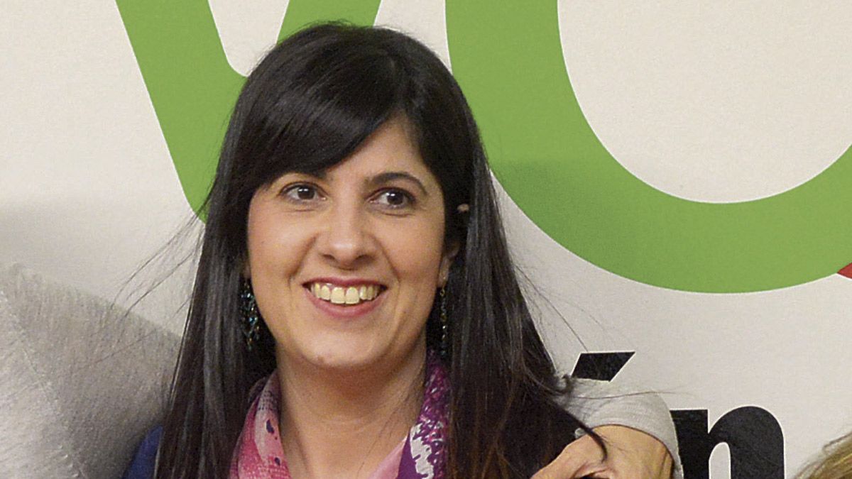Elena Merino, presidenta de la gestora de Vox León. | MAURICIO PEÑA
