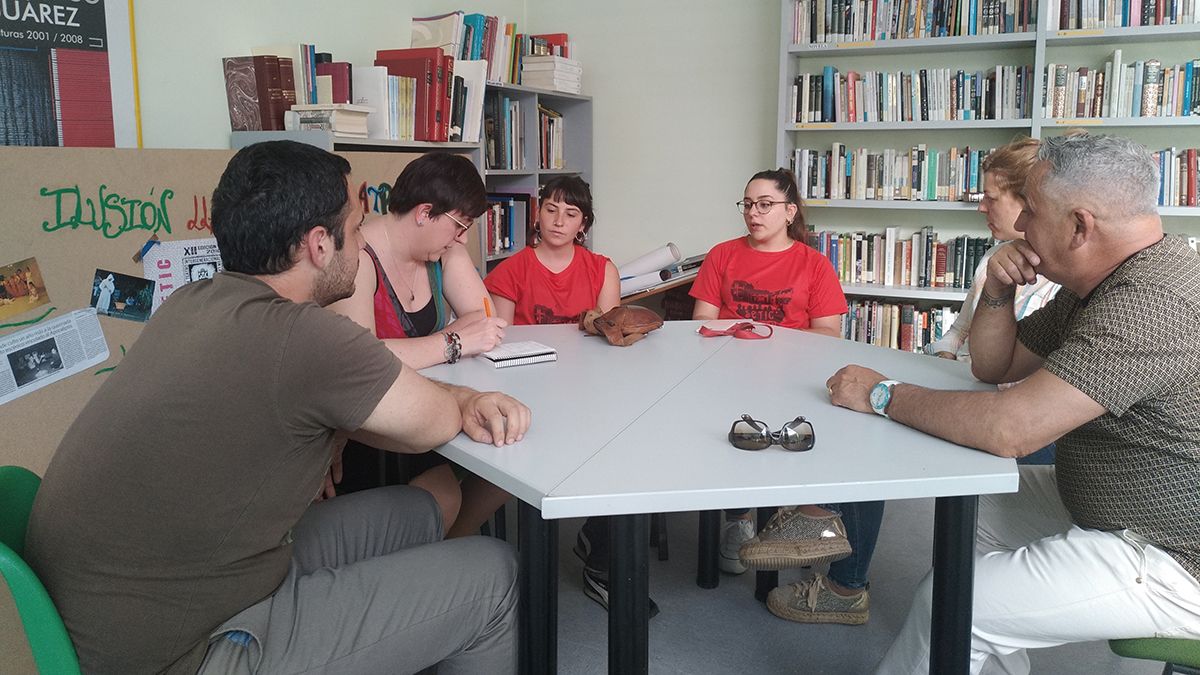 Camino Cabañas, este jueves en Villabalter. | L.N.C.