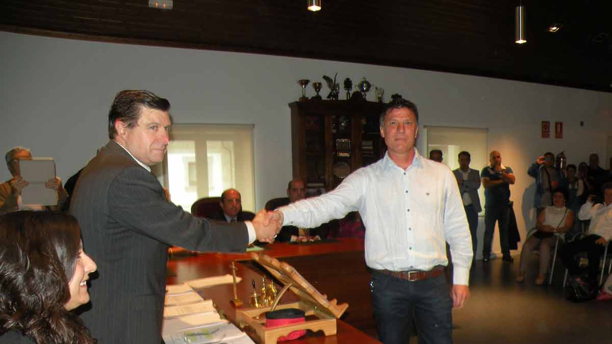 Un momento de la toma de posesión de Zana. | E.N.