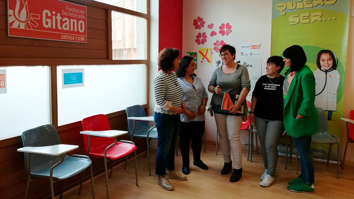 Camino Cabañas, en la Fundación Secretariado Gitano. | L.N.C.