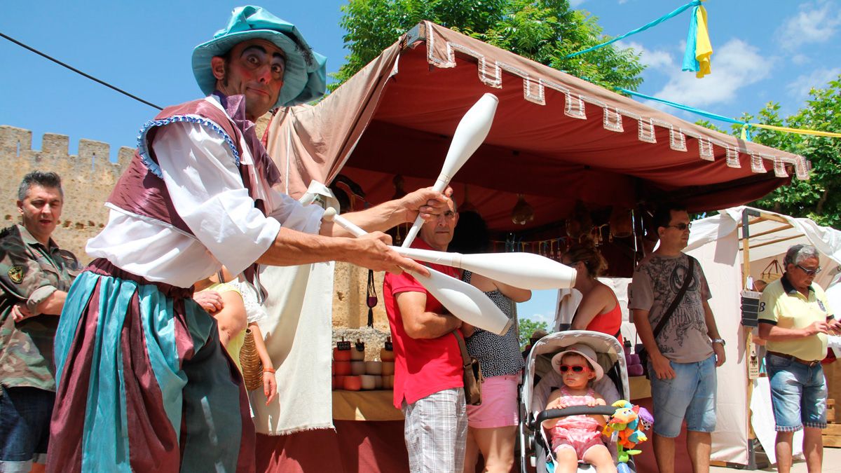 La Feria Medieval es la primera de las que se celebran en verano. | L.N.C.