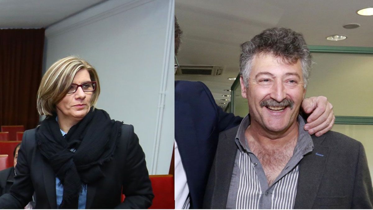 Mar Paz martínez, alcaldesa de Fabero (PSOE) y Ángel Calvo, alcalde de Páramo del Sil (PP), ambos repiten.