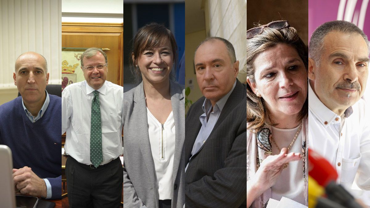 José Antonio Diez, Antonio Silván, Gemma Villarroel, Eduardo López Sendino, Olga García y Nicanor Pastrana. | L.N.C.