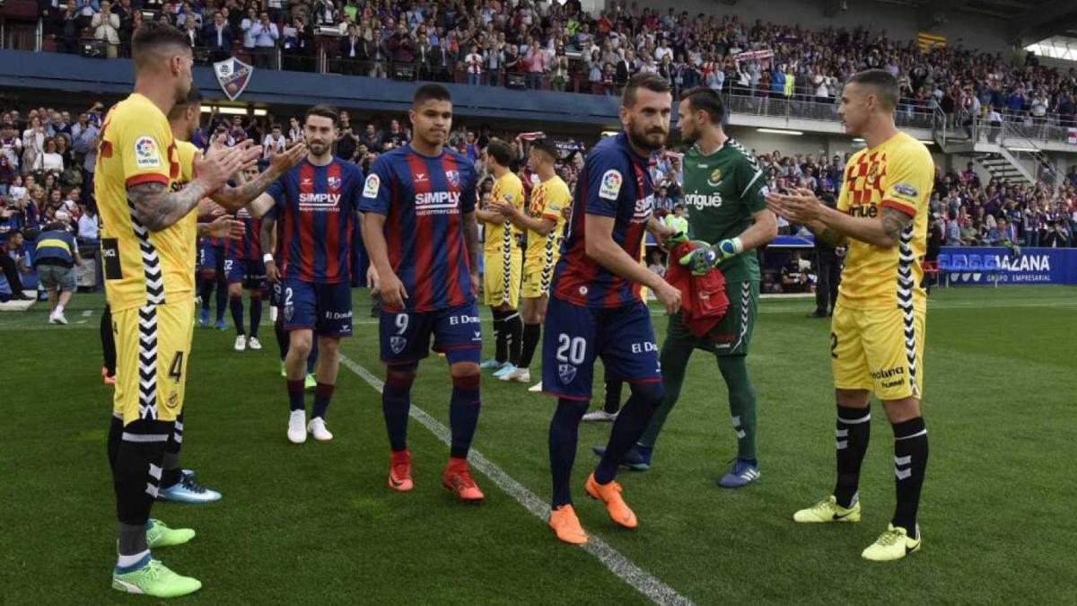 Uche marcó el gol que le dio la victoria al Nástic en Huesca. | LA LIGA