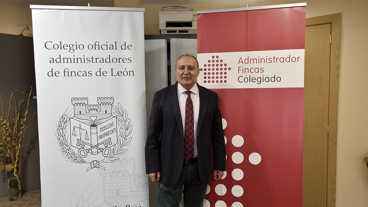 El presidente del Colegio de Administradores de Fincas, Jesús Borge. | SAÚL ARÉN