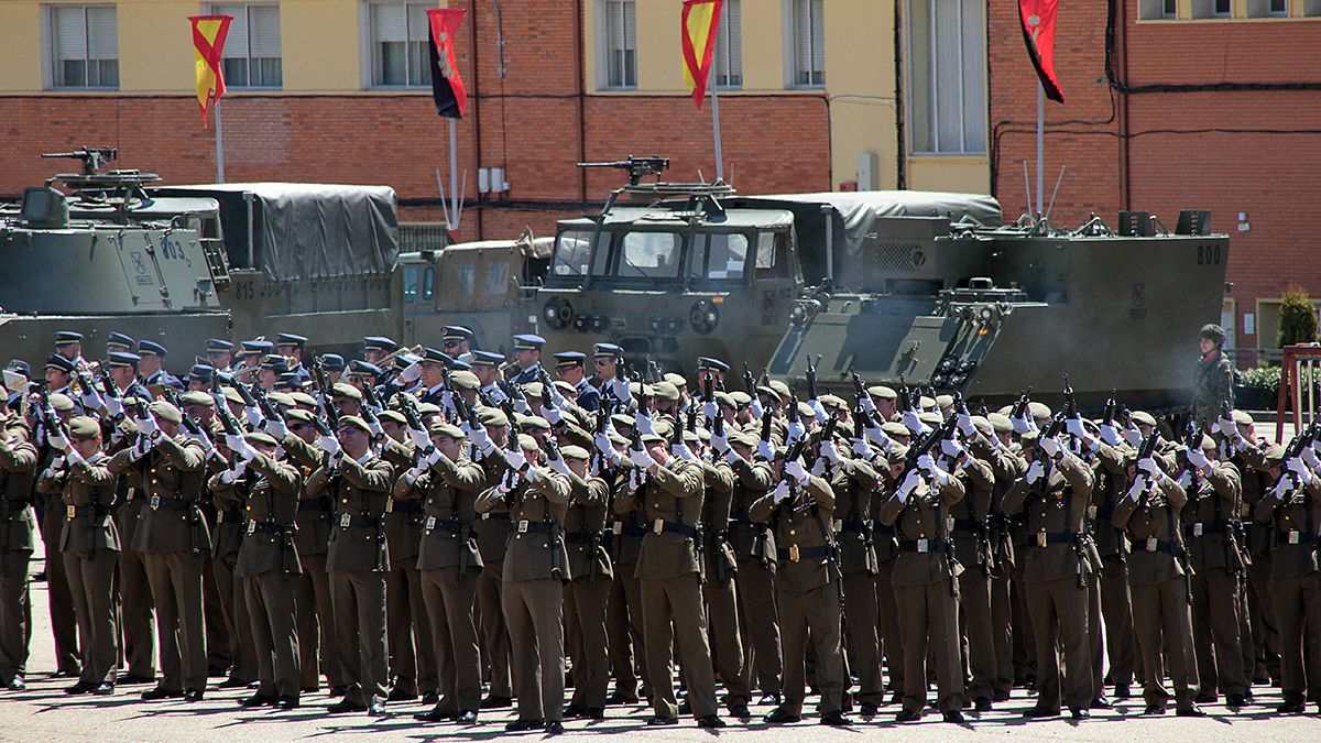 Militares de la base Conde de Gazola en una imagen de archivo. | ICAL