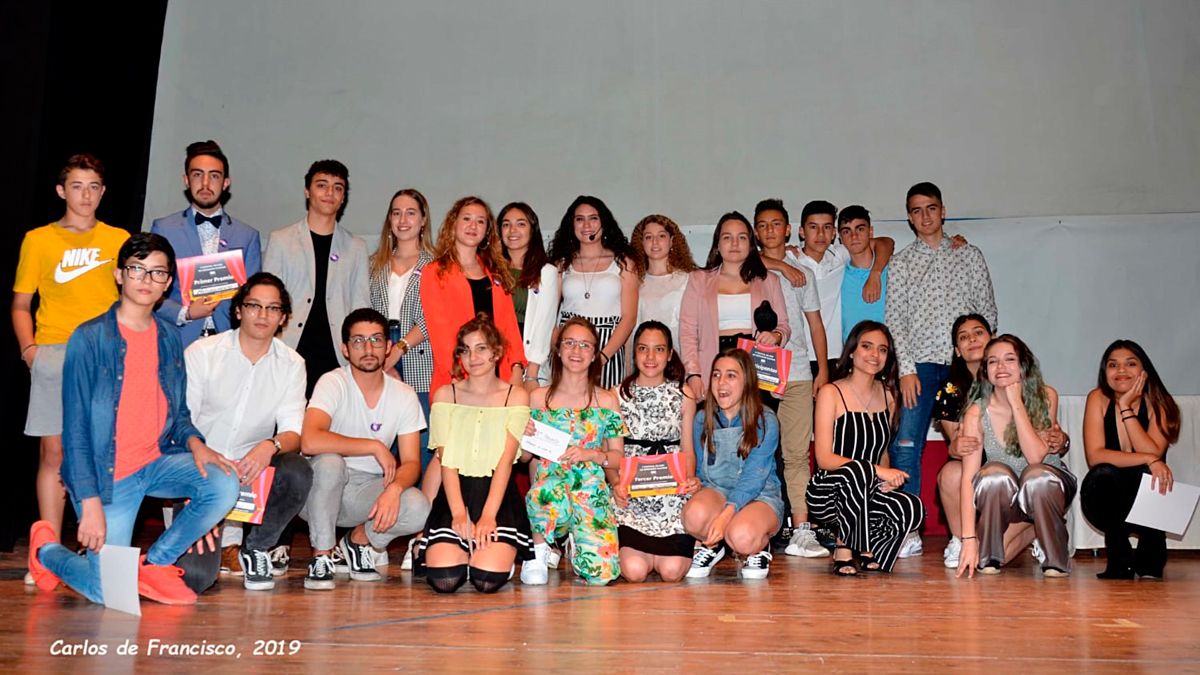 Alumnos participantes en el festival de cine. | CARLOS DE FRANCISCO