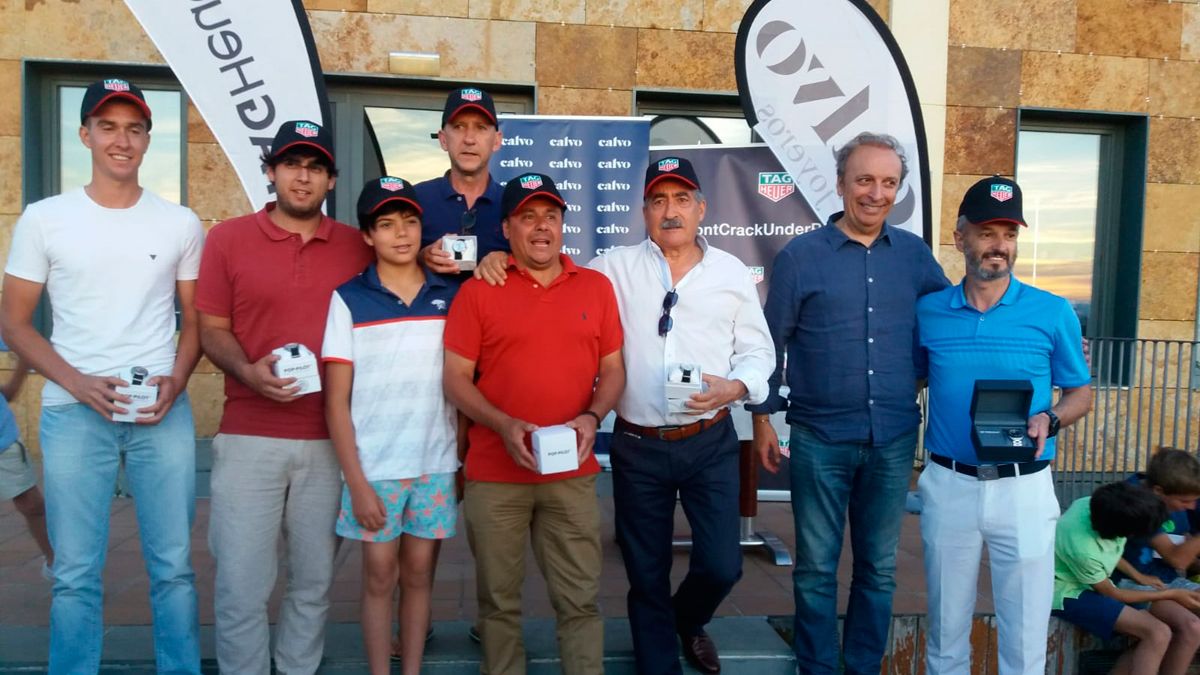 Entrega de los premios en el Club de Golf berciano.