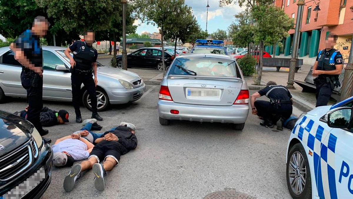 Imagen de la detención. | P.M.P.