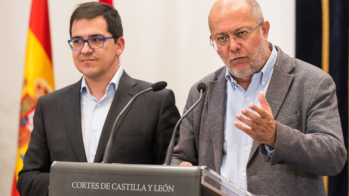 José María Espejo y Francisco Igea, tras la reunión con Alfonso Fernández Mañueco. | ICAL