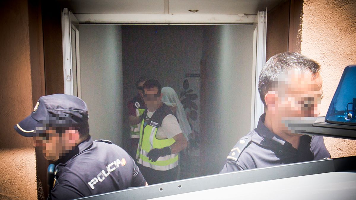 El 'violador del ascensor' saliendo de declarar en Segovia en 2017. | ICAL