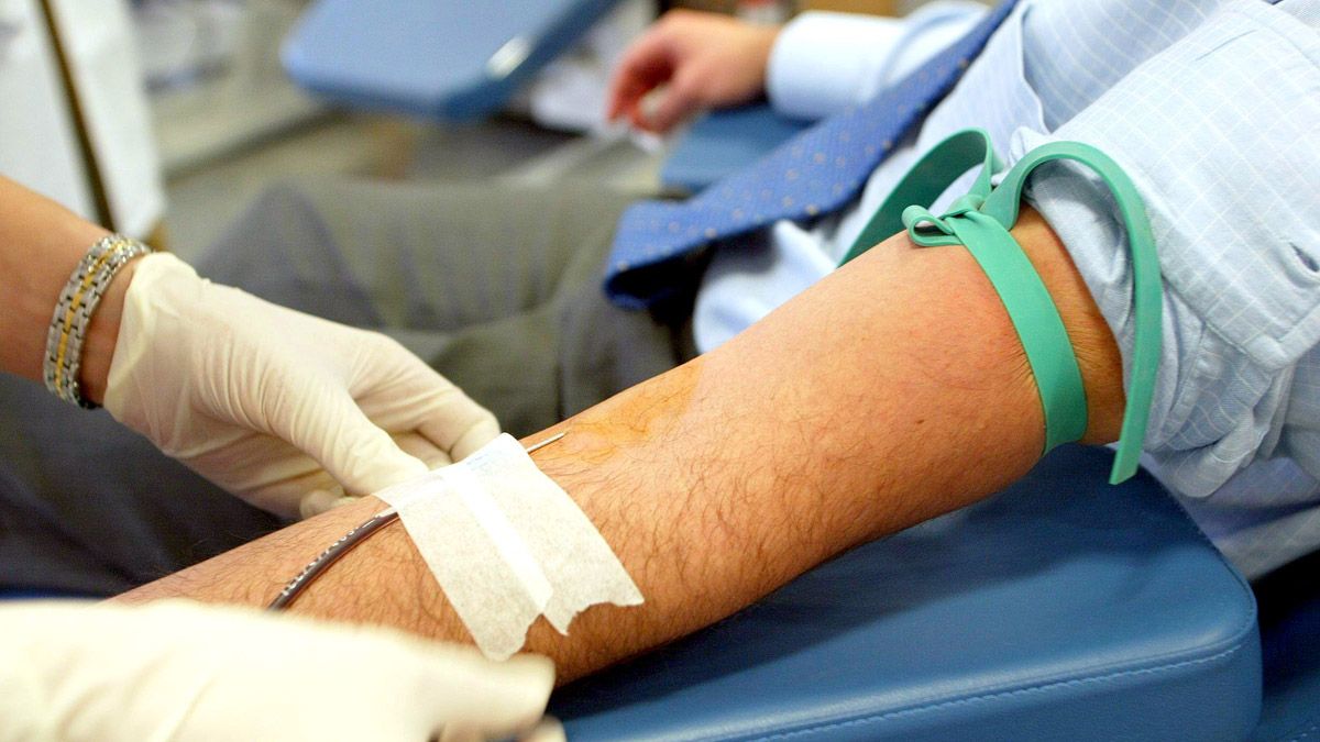 Donación de sangre en una imagen de archivo. | ICAL