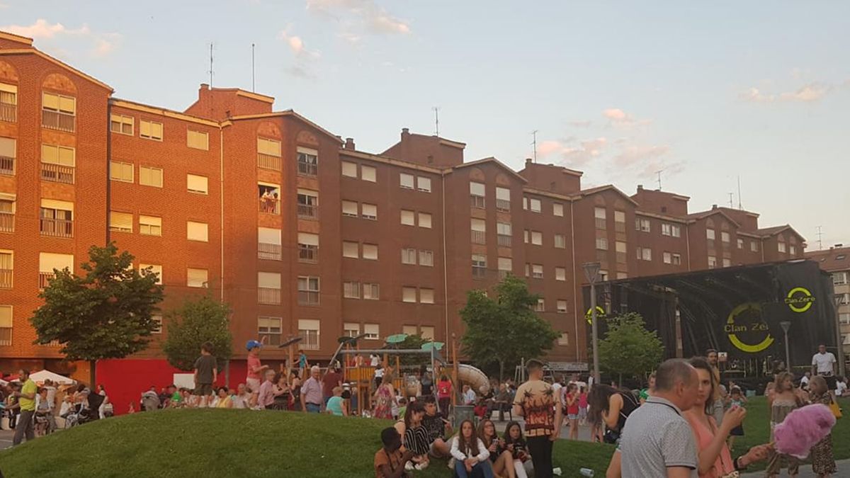 Fiestas de Paraíso Cantinas, donde también hubo hinchables. | L.N.C.