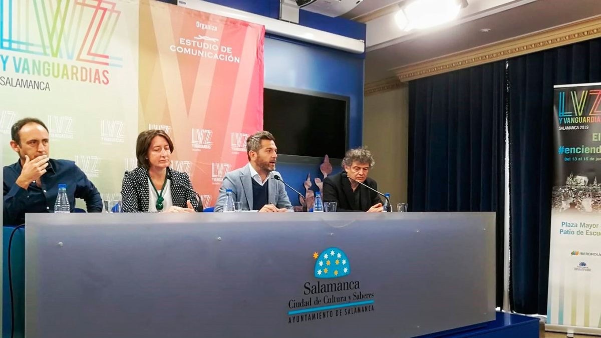 Un momento de la presentación de las obras del festival. | L.N.C.