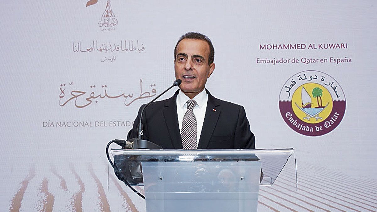 El embajador de Qatar en España, Mohammed Al Kuwari, en una fotografía reciente. | L.N.C.