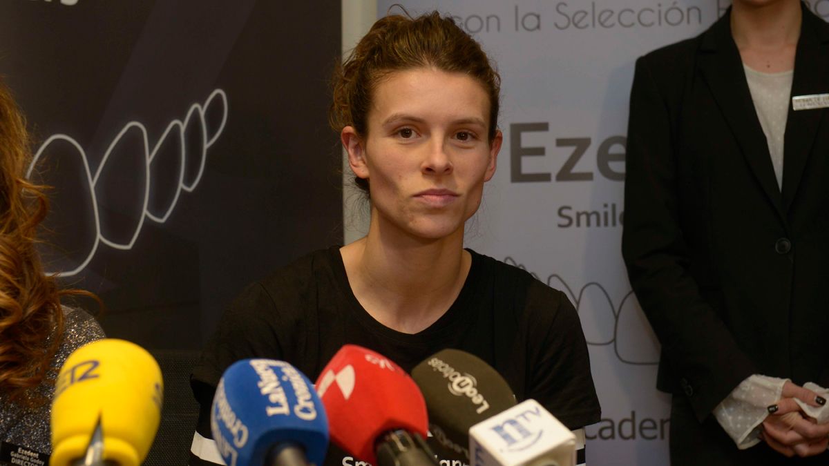 Blanca Fernández, durante una rueda de prensa. | MAURICIO PEÑA