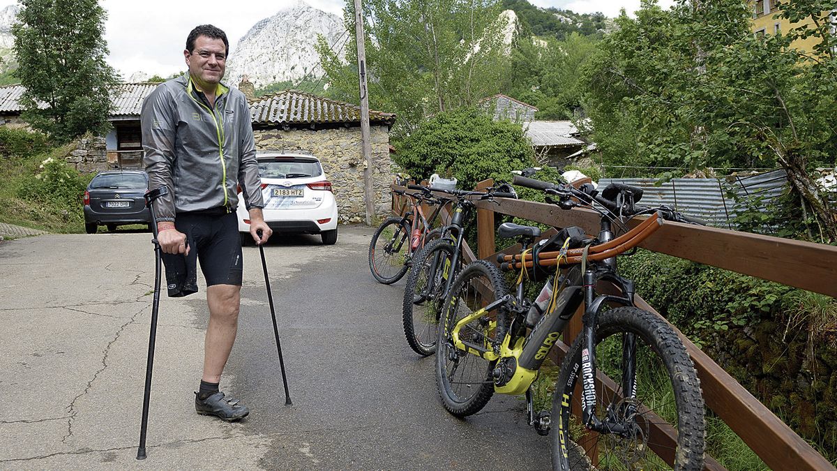 El andorrano practicó con una pierna esquí, piragüismo, montaña... "hasta que descubrí la bicicleta BTT" . | MAURICIO PEÑA