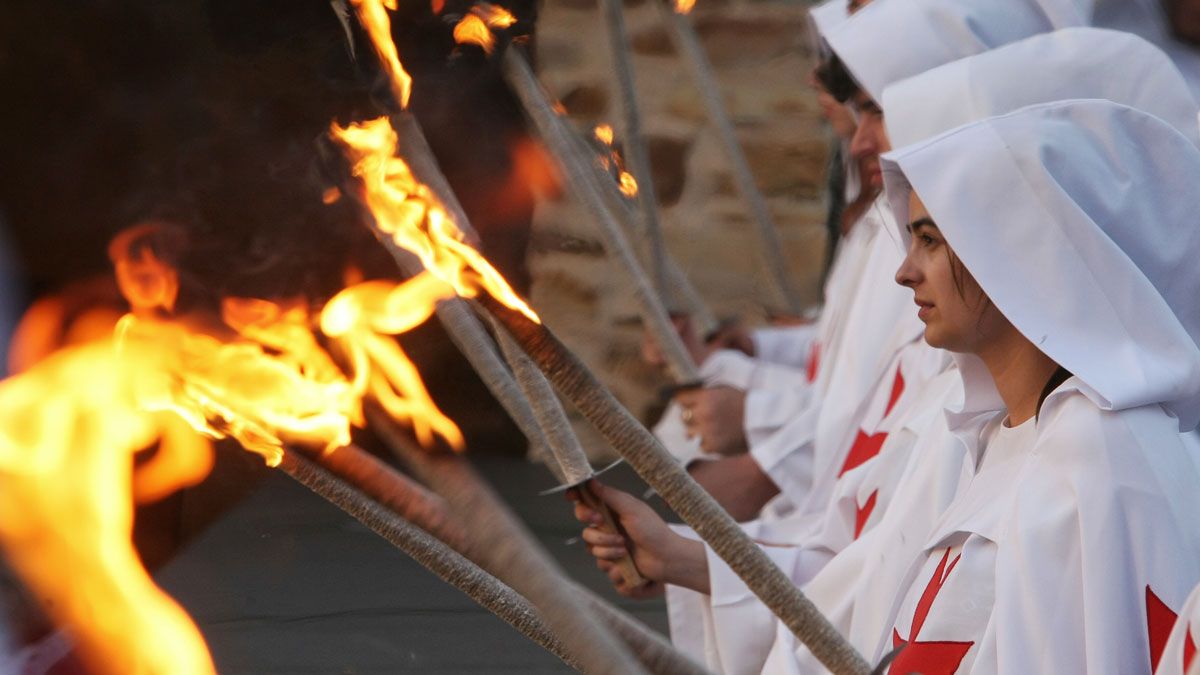 Uno de los actos de la fiesta templaria de Ponferrada el pasado año. | Ical