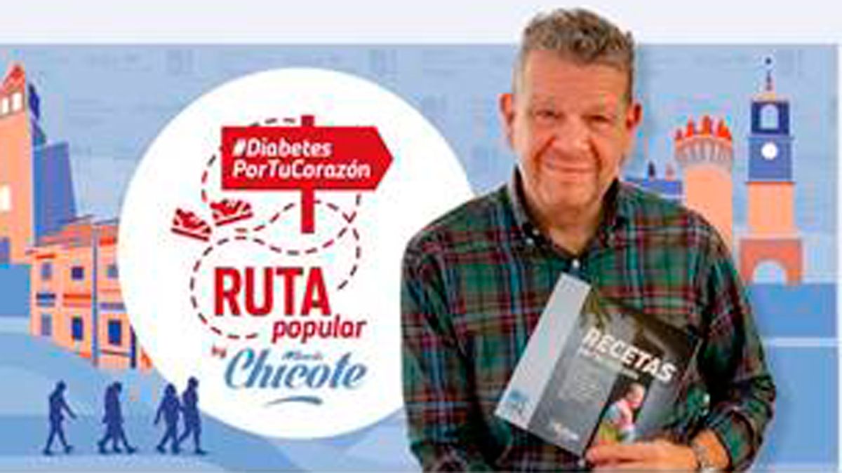 Chicote está implicado en la campaña de la diabetes.