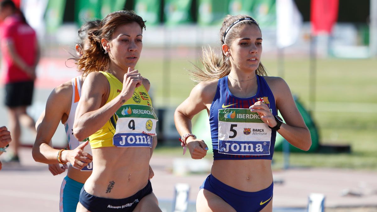 Marta García, en una carrera con el Barcelona. | RFEA