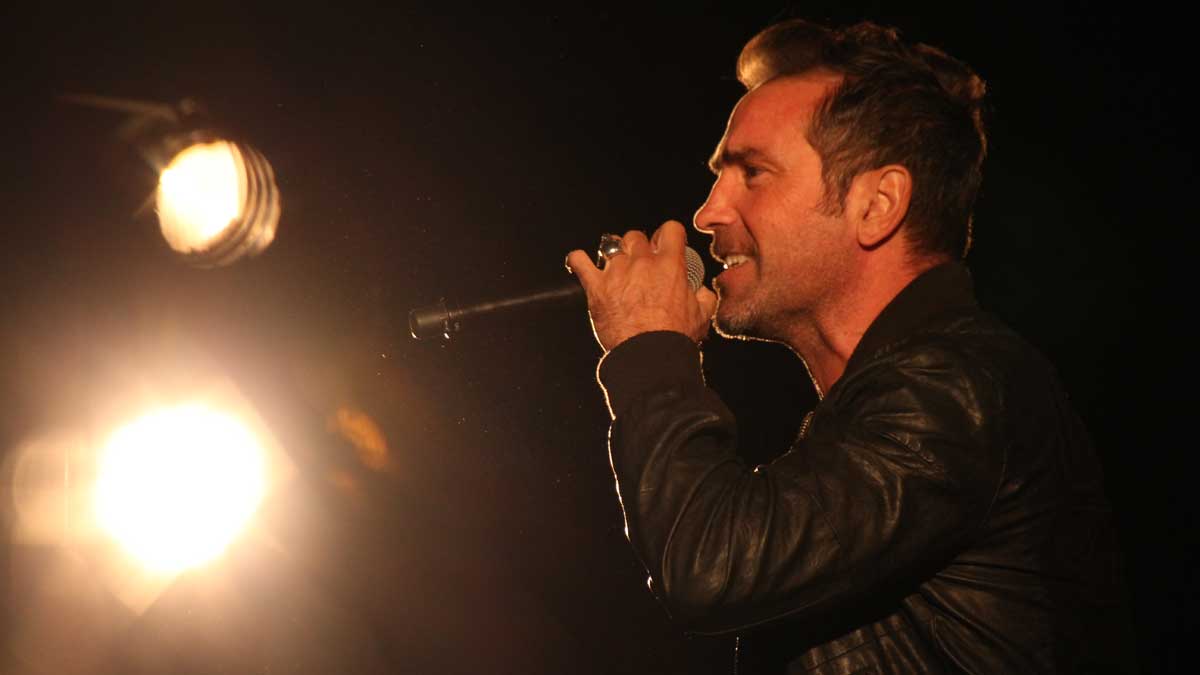 El cantante de OBK en un concierto. | L.N.C. El cantante de OBK en un concierto. | L.N.C.