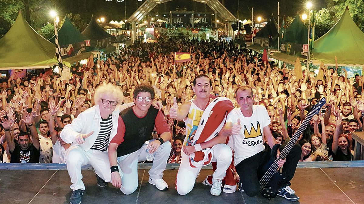 La banda tributo a Queen Capitán Mercury cerrará los conciertos del sábado. | L.N.C.