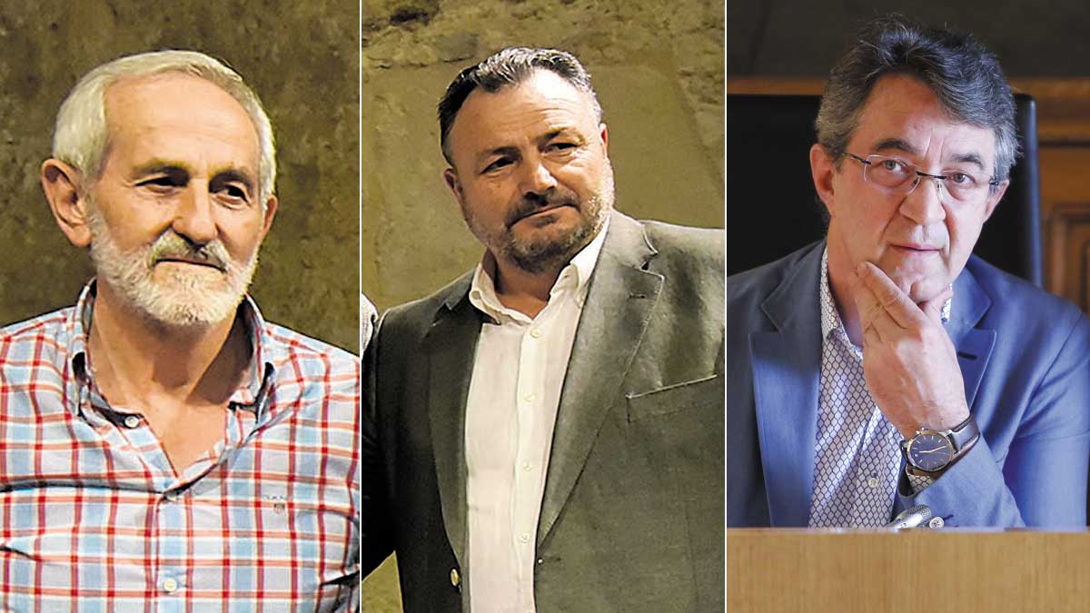 De izquierda a derecha, Matías Llorente (UPL), Juan Martínez Majo (PP) y . | SAÚL ARÉN / ICAL De izquierda a derecha, Matías Llorente (UPL), Juan Martínez Majo (PP) y . | SAÚL ARÉN / ICAL