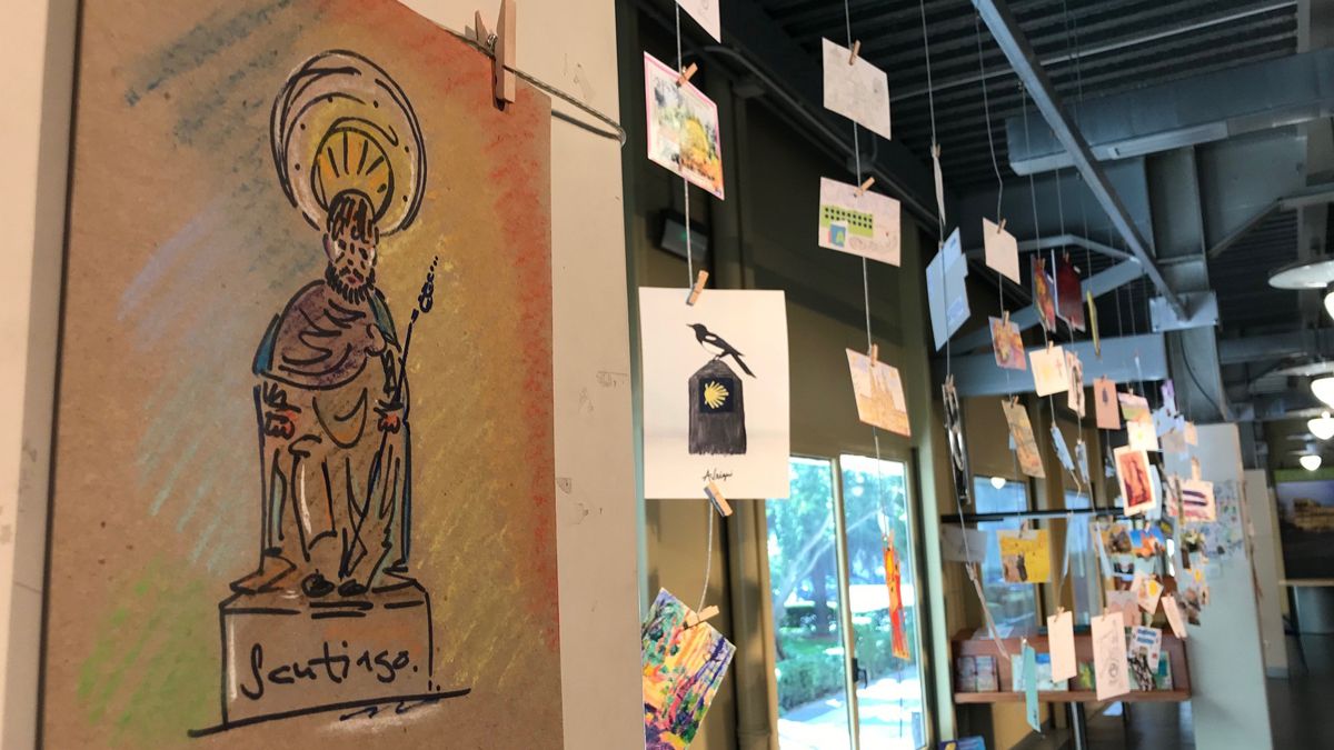 Imagen de la exposición de Correos