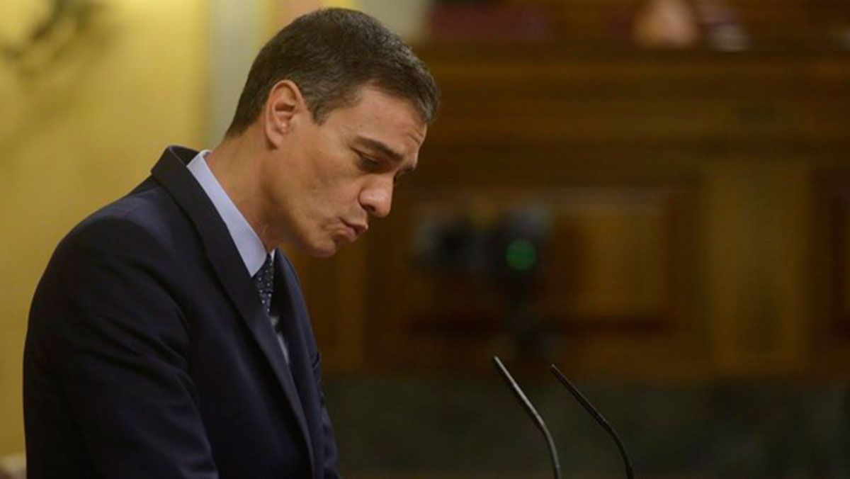 Pedro Sánchez durante su discurso de investidura. | ABC.ES