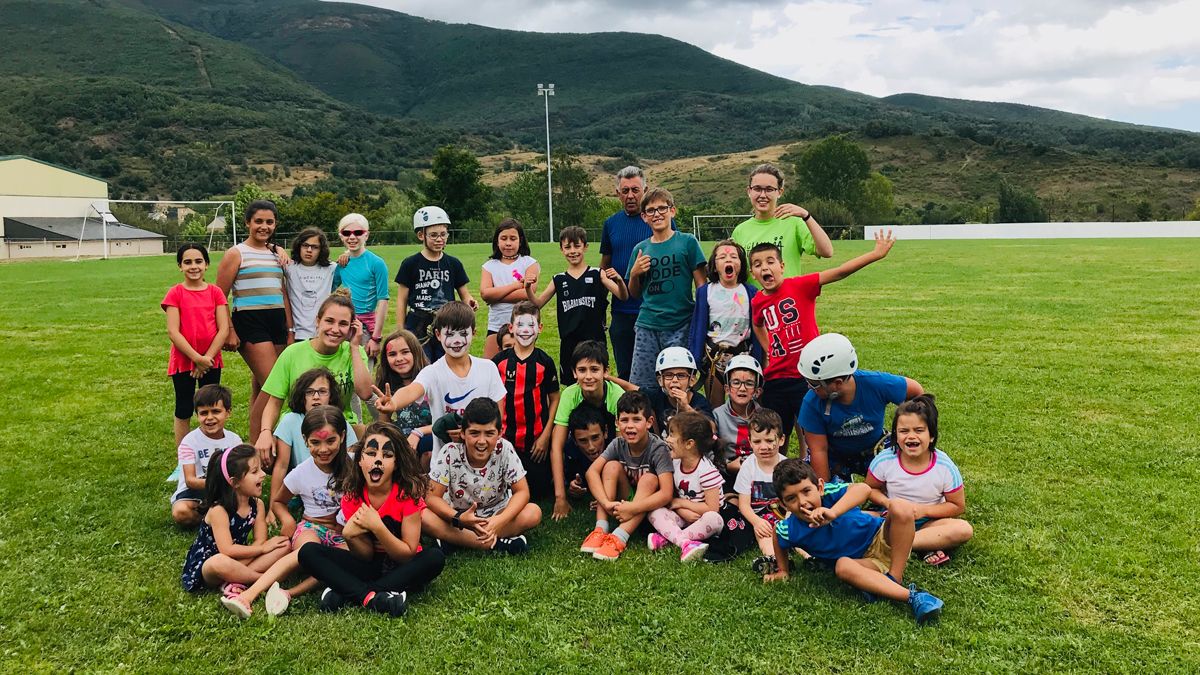 Clausura del campamento en Noceda.