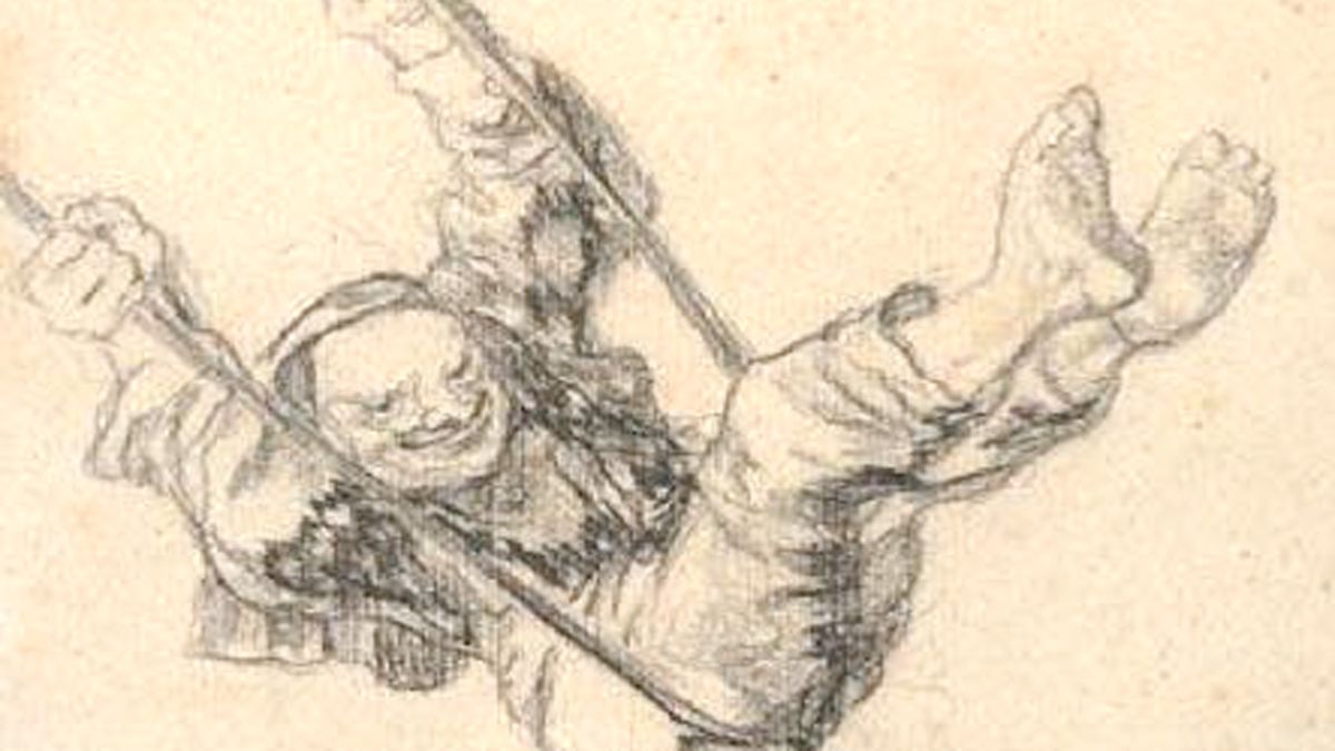 Fragmento de 'Los Caprichos' de Goya.