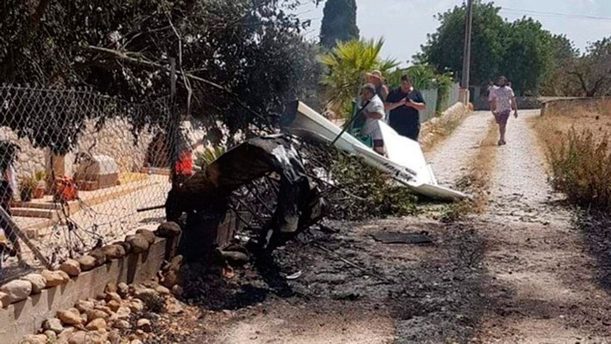 Accidente aéreo en Baleares. | ABC.ES Accidente aéreo en Baleares. | ABC.ES