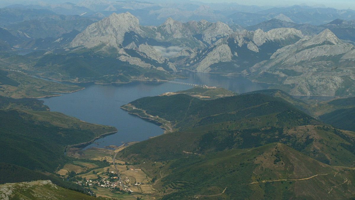 Imagen aérea de Riaño. | ICAL
