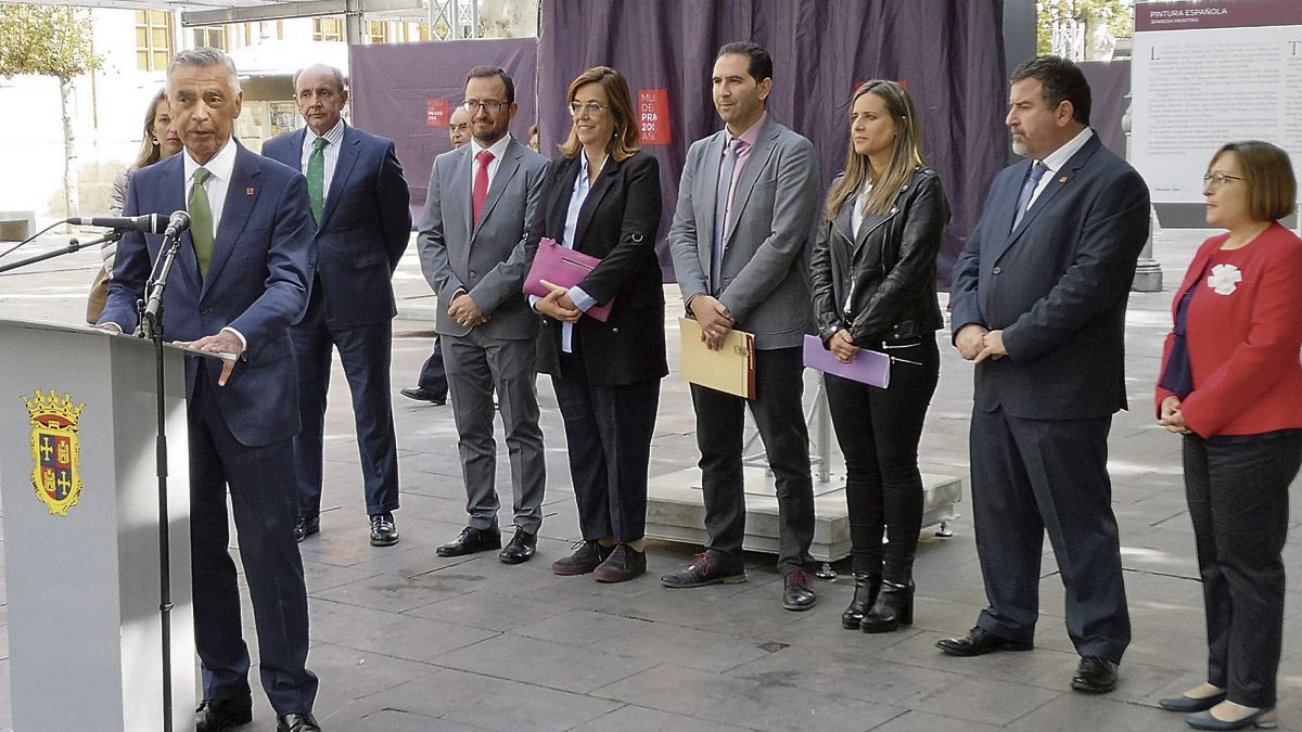 Intervención de Fernando García, presidente de la Fundación Iberdrola España, en la inauguración en Palencia.