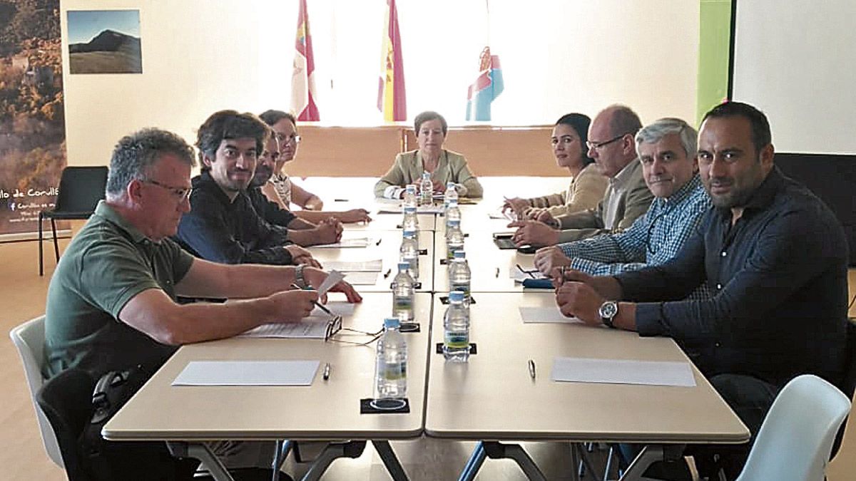 Un momento de la reunión de la Comisión de Patrimonio de la Junta. | L.N.C.