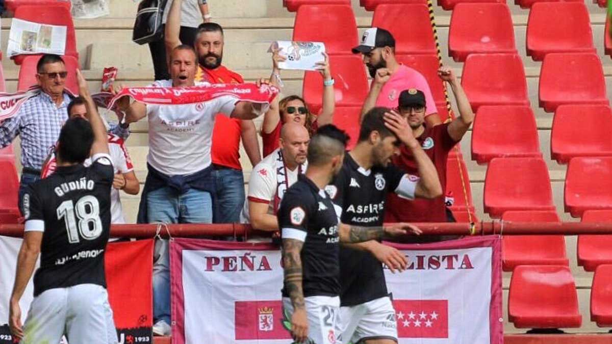 Gudiño celebra el gol del empate de la Cultural. | IRENE/CYD