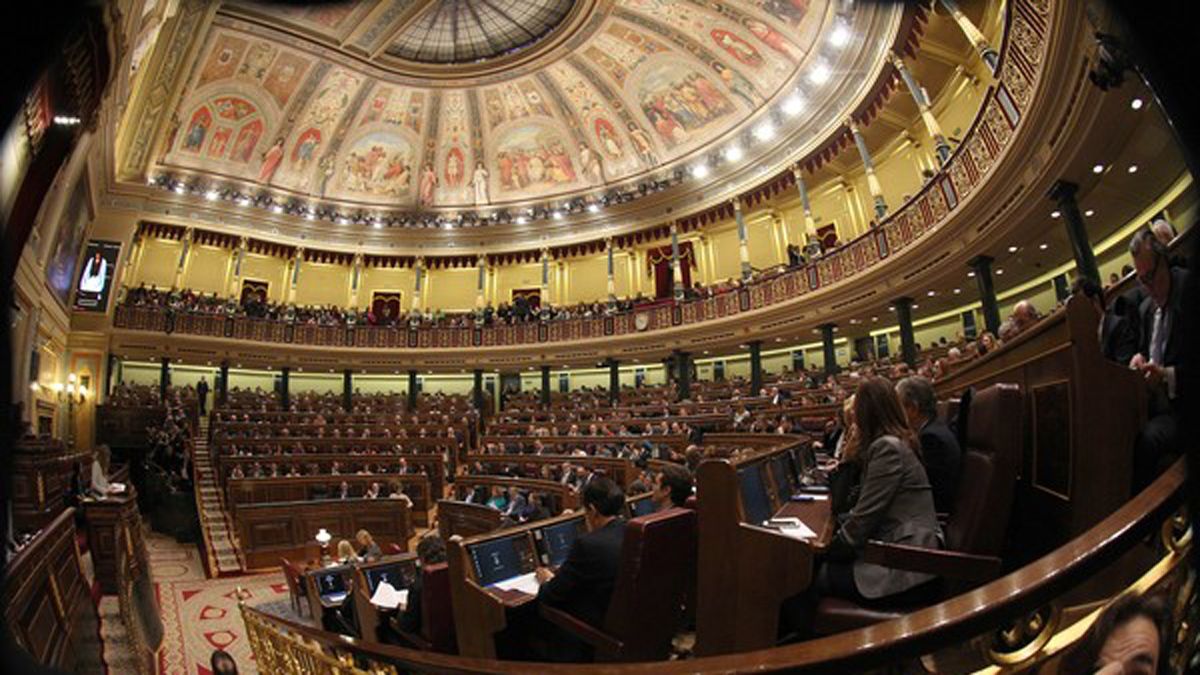 Vista general del hemiciclo del Congreso de los Diputados en una imagen de archivo. | ICAL Vista general del hemiciclo del Congreso de los Diputados en una imagen de archivo. | ICAL