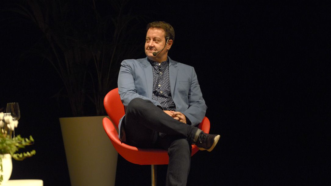 Antoni Daimiel, durante su ponencia en el Foro del Deporte en 2019. | MAURICIO PEÑA