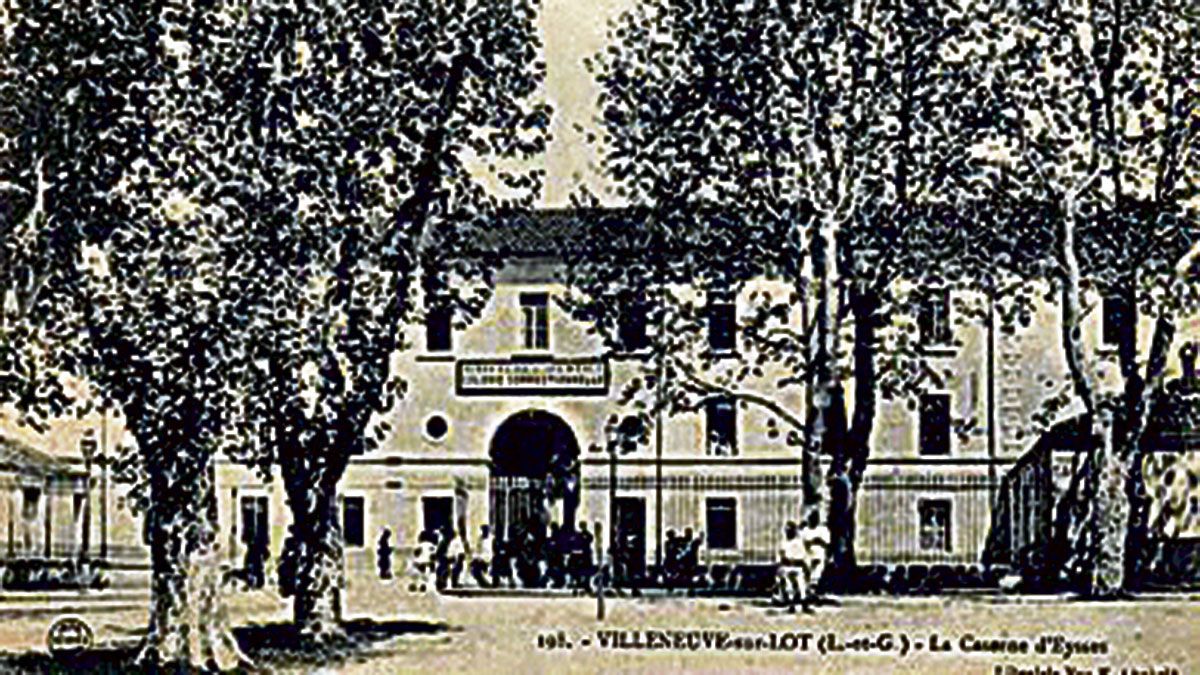 Entrada de la cárcel de Eysses. | L.N.C.