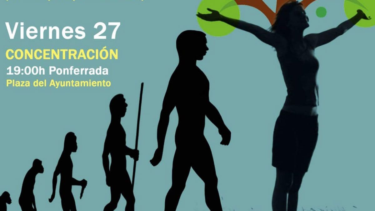 Detalle del cartel de las actividades convocadas en el Bierzo. Detalle del cartel de las actividades convocadas en el Bierzo.