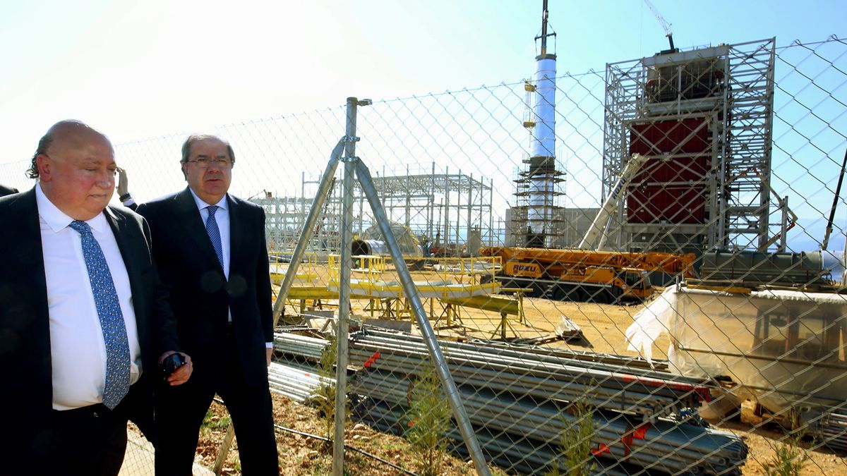 Imagen de las instalaciones de Forestalia en una visita a las mismas del que fuera presidente de la comunidad, Juan Vicente Herrera. | ICAL