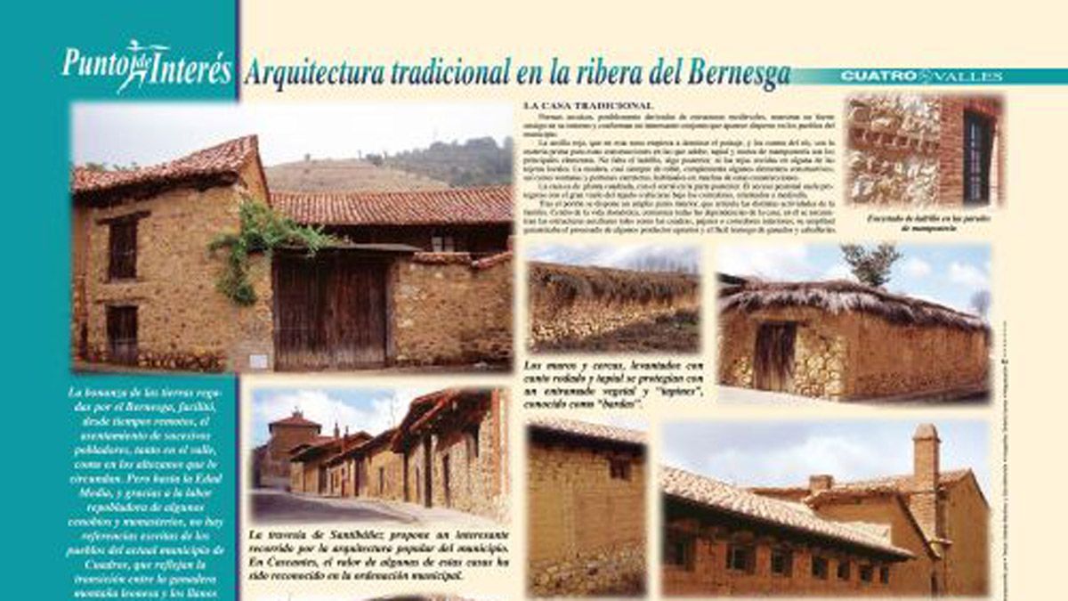 Señalización del Punto de Interés Cultural (PIC) de la ribera del Bernesga. | L.N.C. Señalización del Punto de Interés Cultural (PIC) de la ribera del Bernesga. | L.N.C.