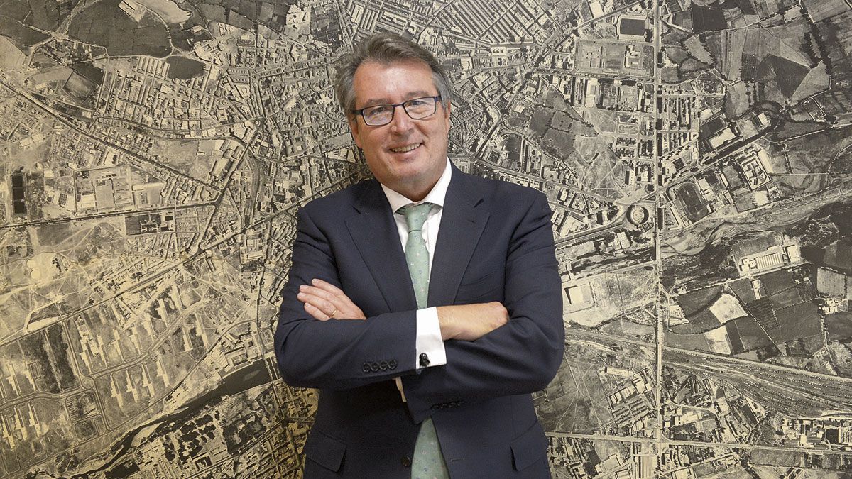 Miguel Ángel Sánchez Fraile es el gerente de la Cámara de la Propiedad Urbana de León. | MAURICIO PEÑA