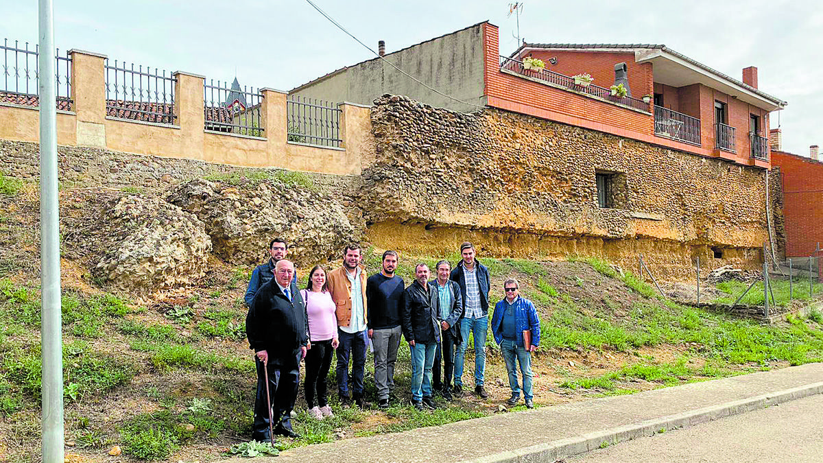 De la muralla original quedan unos restos que suponen un 30%. | L.N.C.