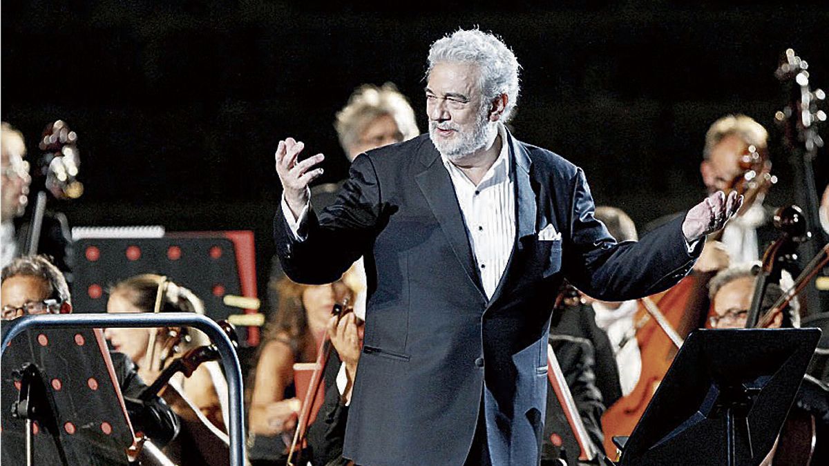 Plácido Domingo en la gala lírica celebrada el pasado mes de agosto en la Arena de Verona.