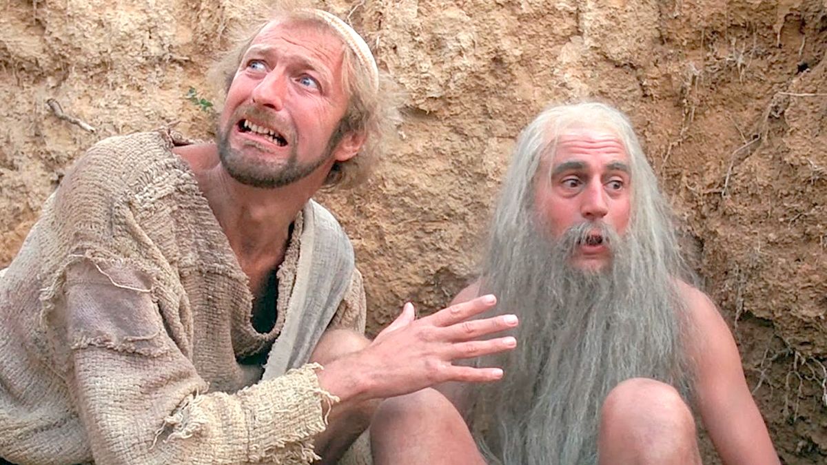 El fallecido Graham Chapman y Terry Jones en una imagen de ‘La vida de Brian’.