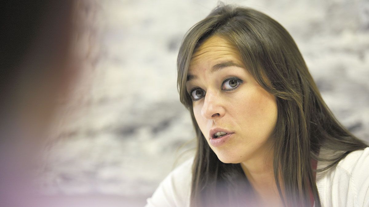 Gemma Villarroel, concejal de Ciudadanos en el Ayuntamiento de León. | SAÚL ARÉN