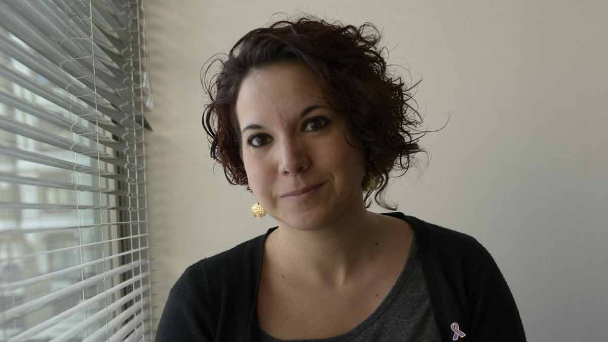 Sofía Delgado, exsecretaria provincial de Podemos en León. |