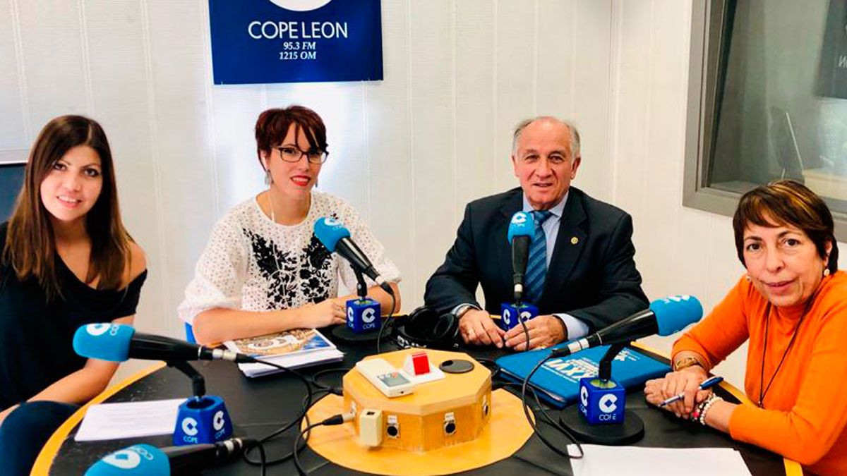 Antonio Jarrín este miércoles en el espacio 'Entre Nosotras' de Cope León. | L.N.C.